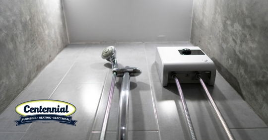 Tankless water heater.